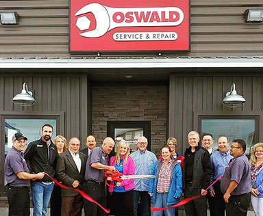 Opening ceremony of Rexburg shop - Oswald Service Inc